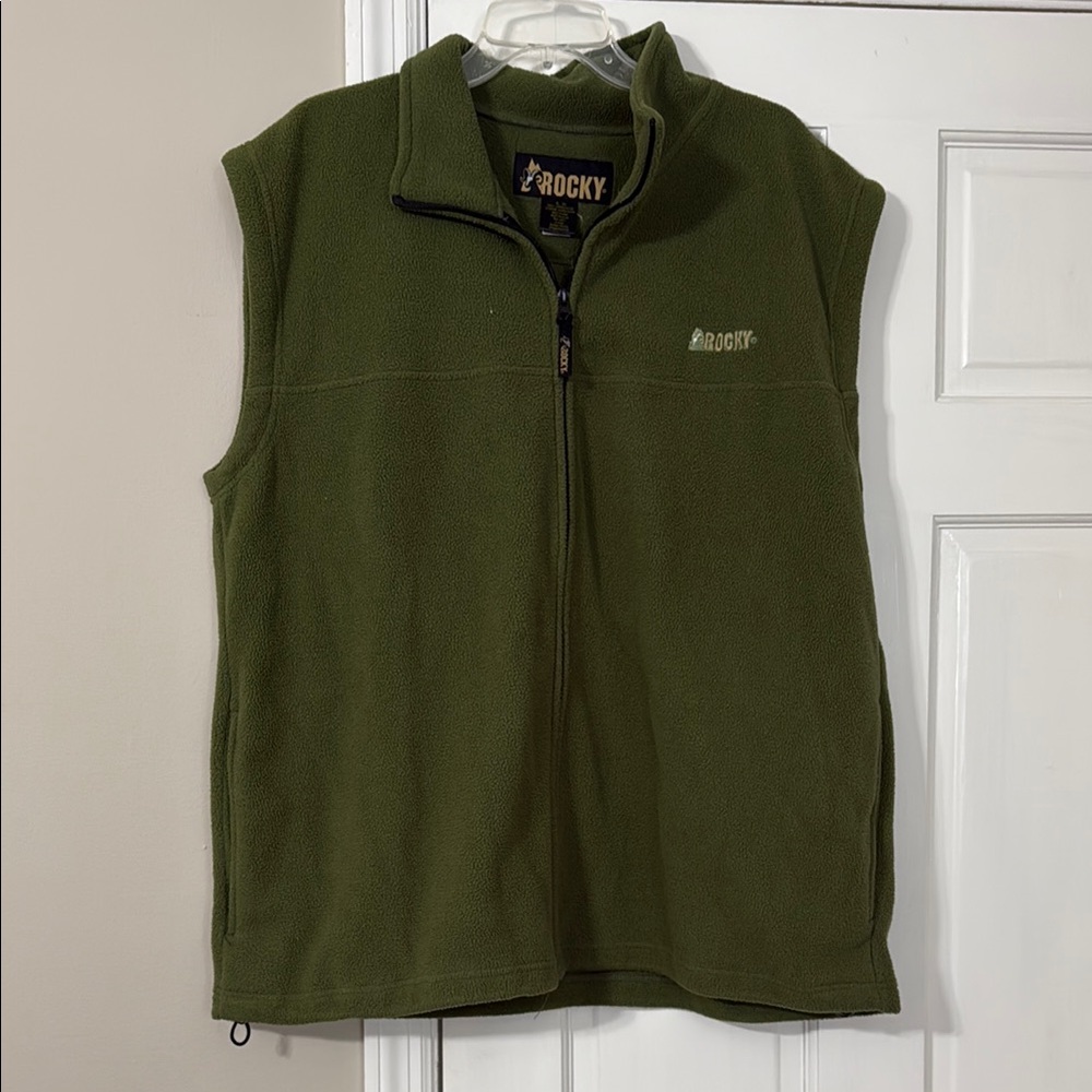 Rocky Green Fleece Vest